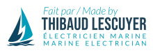 Fait par Thibaud Lescuyer, électricien marine
